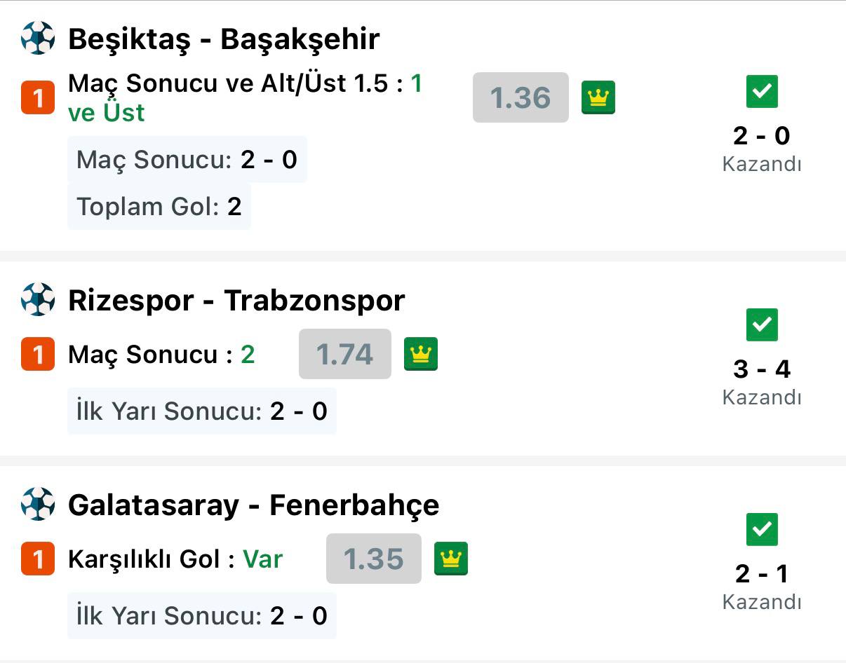 KAZANANLAR